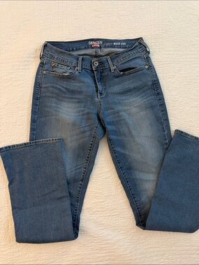 Denizen from Levi's Curvy Boot Cut Jeans - Medium Blue Wash Size 6